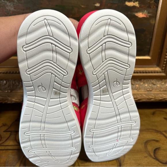 NWT WOMEN`S EASY SPIRIT TRACIE2-KO SLIP ON SANDALS RED/PINK Tropical NEW 10 M - Picture 8 of 10